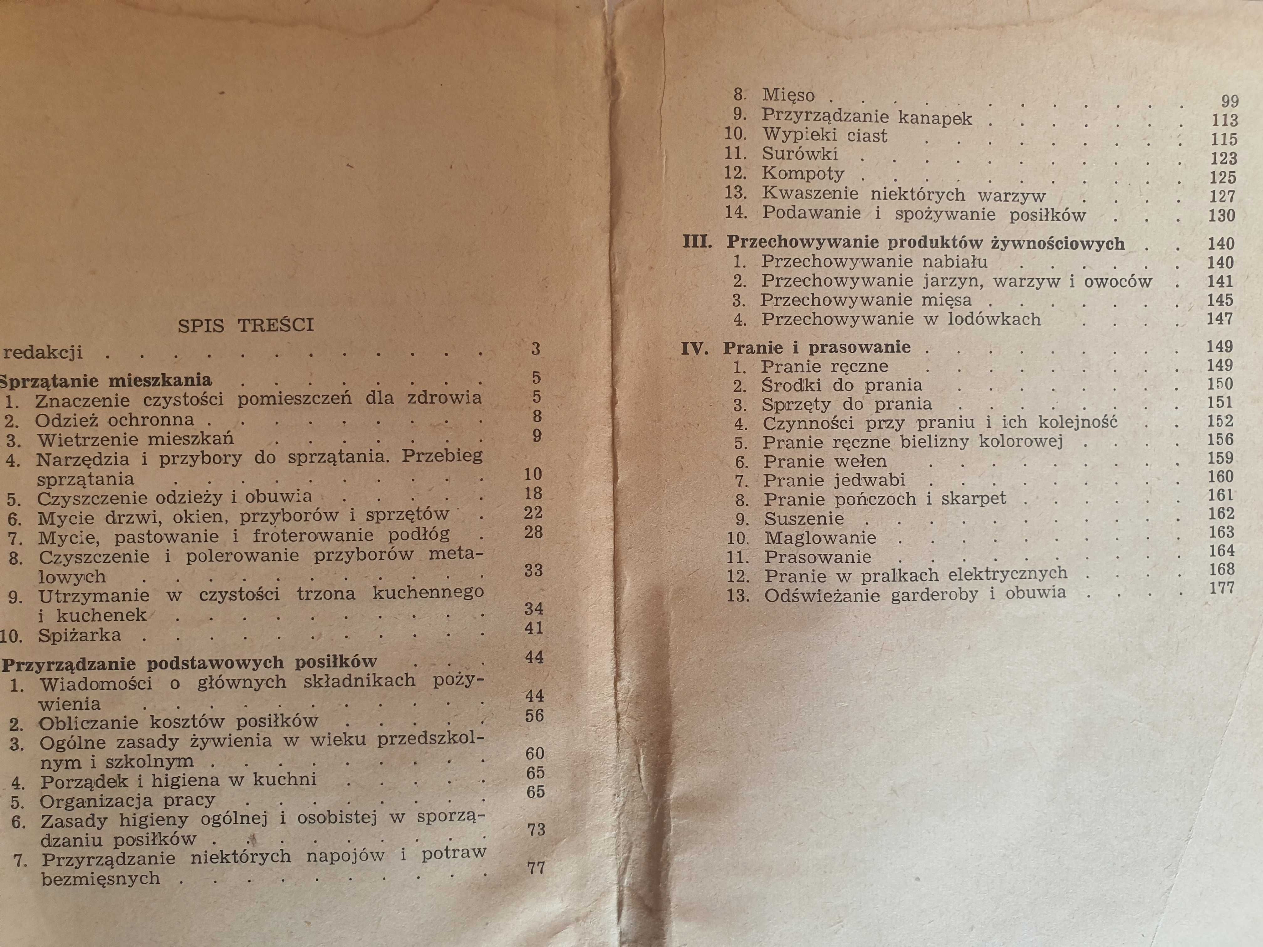Zajęcia w gospodarstwie domowym dla dziewcząt 1963 r. J. Przeradowski