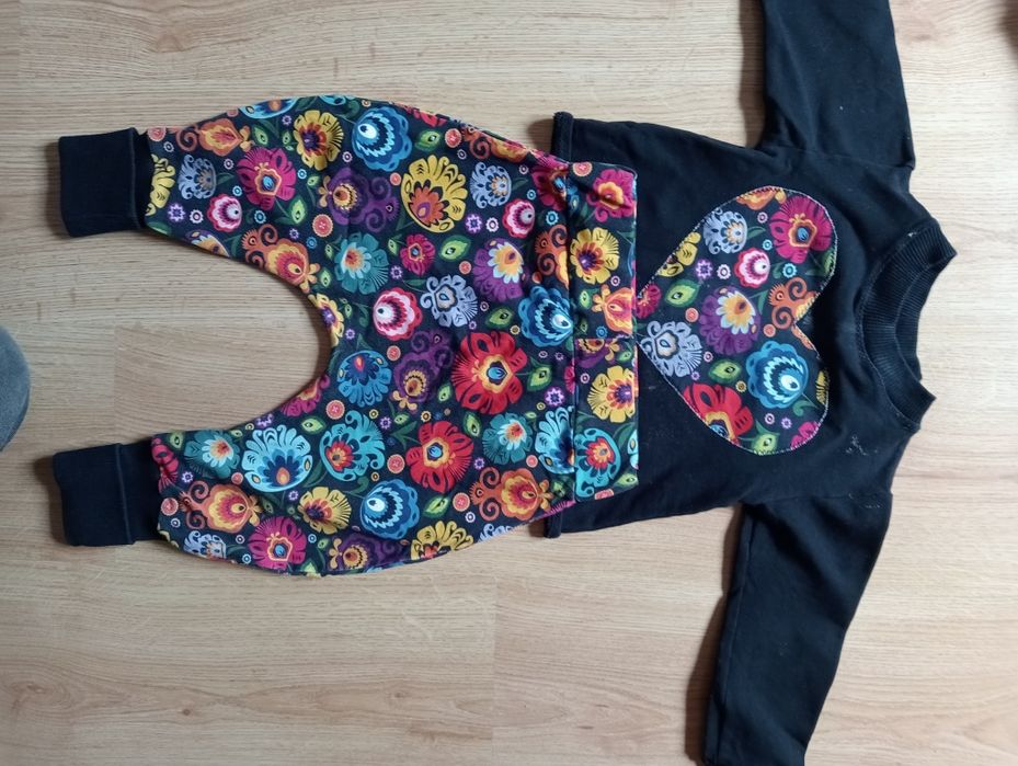 Paka ubrań dla dziewczynki r.74-86