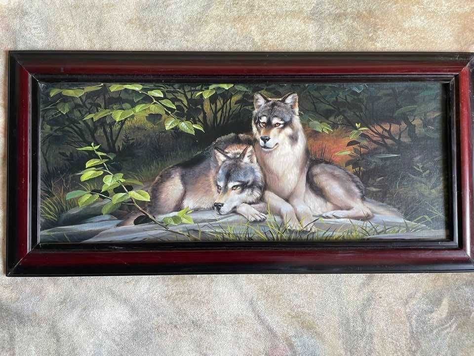 Картина "Пара вовків": символ вірності та любові