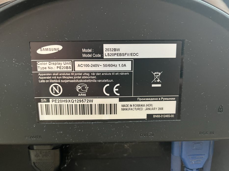 Monitor komputerowy, LCD, Samsung