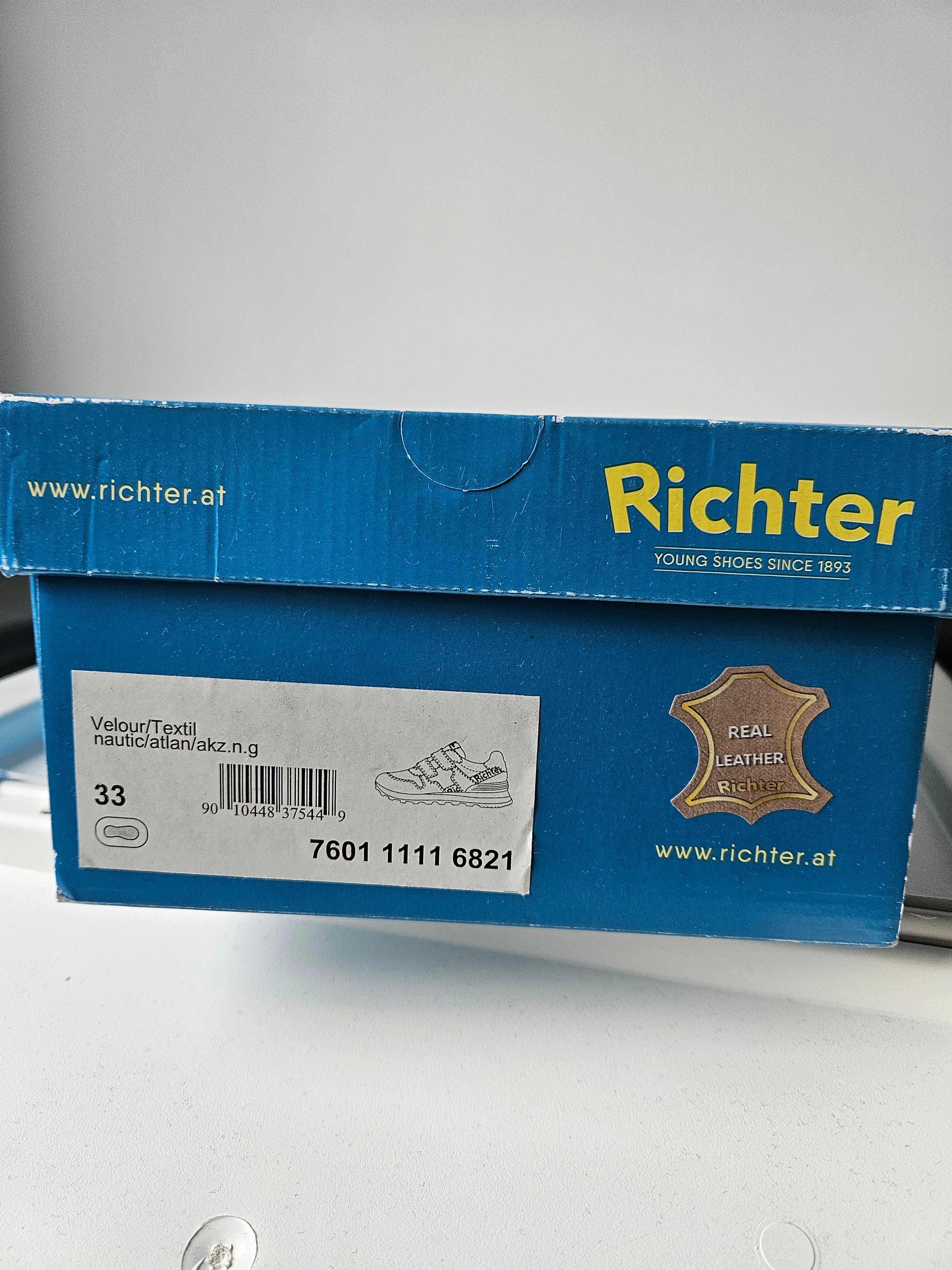 buty skórzane Richter prawie jak nowe r. 33 - rezerwacja