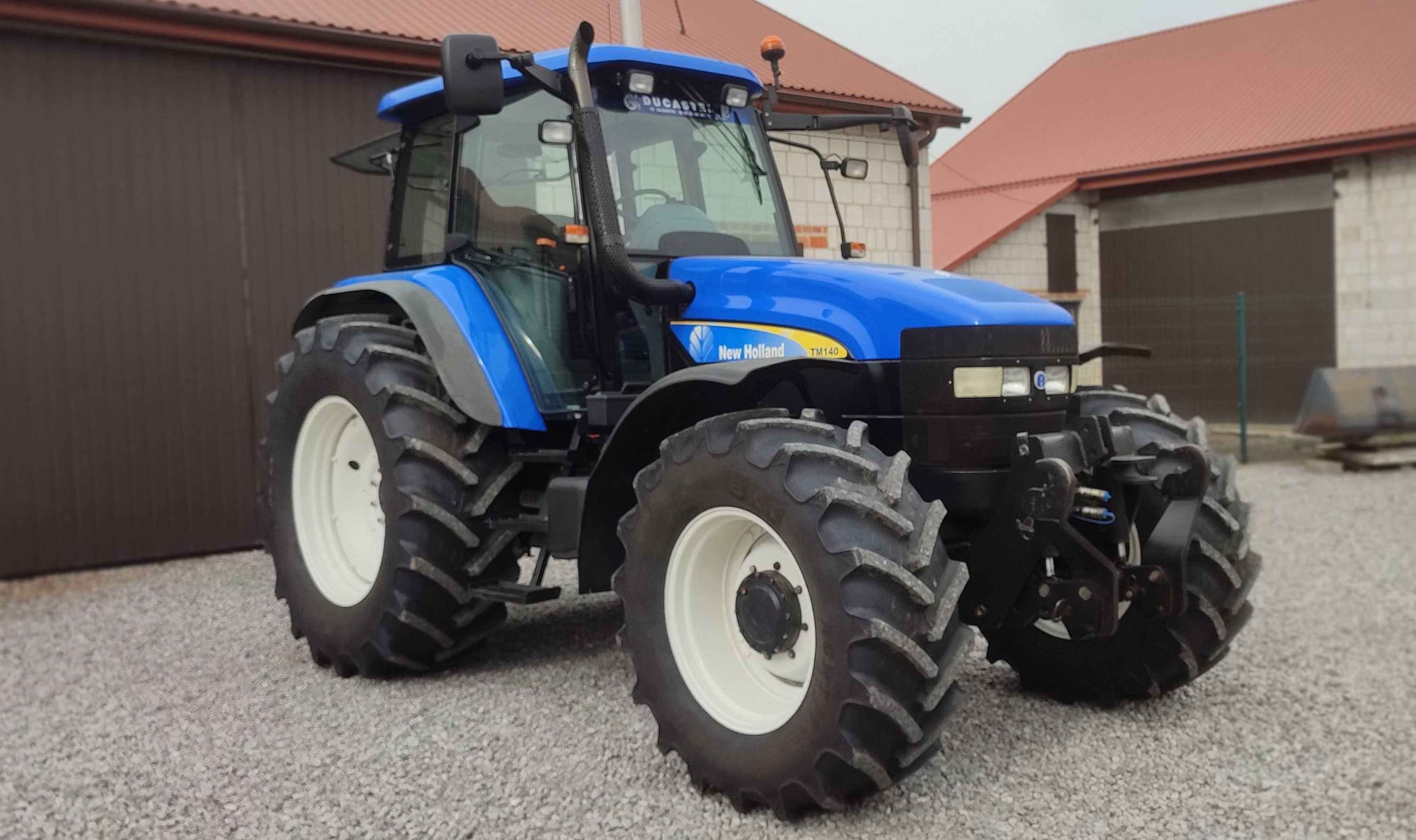 New Holland TM 140 Sprowadzony TUZ, Skrętna oś, Kompletny LEASING