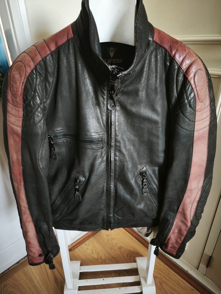 Blusão mota com forro Dainese pele genuína