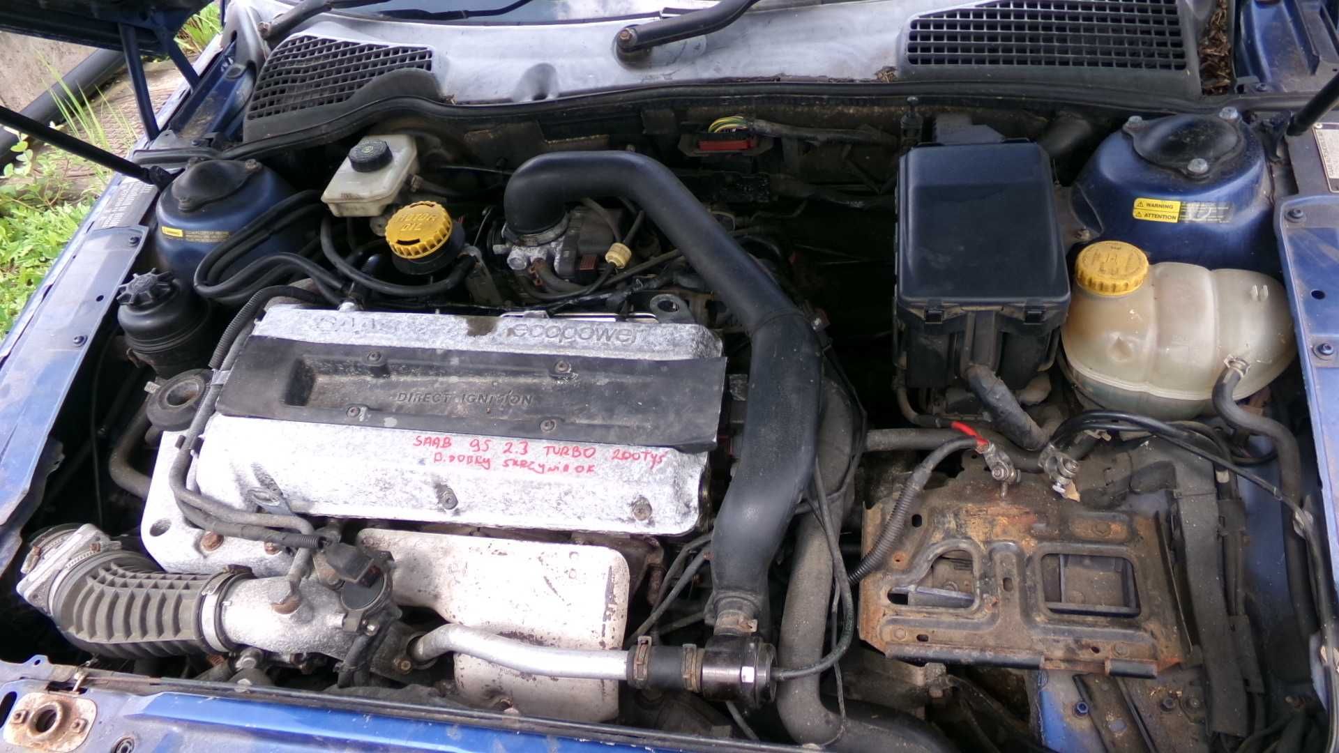 Cze5 Silnik +  skrzynia biegów swap kompletny saab 95 aero 2.3T