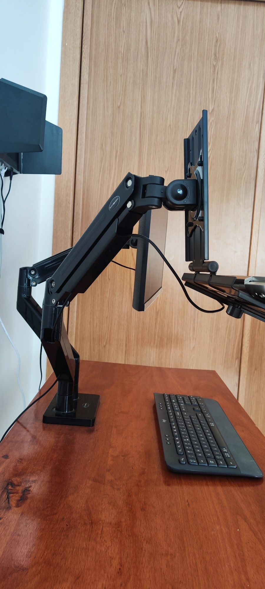 Dual Arm Monitor suporte duplo monitor/portátil