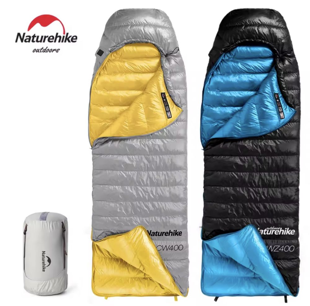 Naturehike CW400 Спальник одеяло Мешок спальный пуховый ультралегкий М