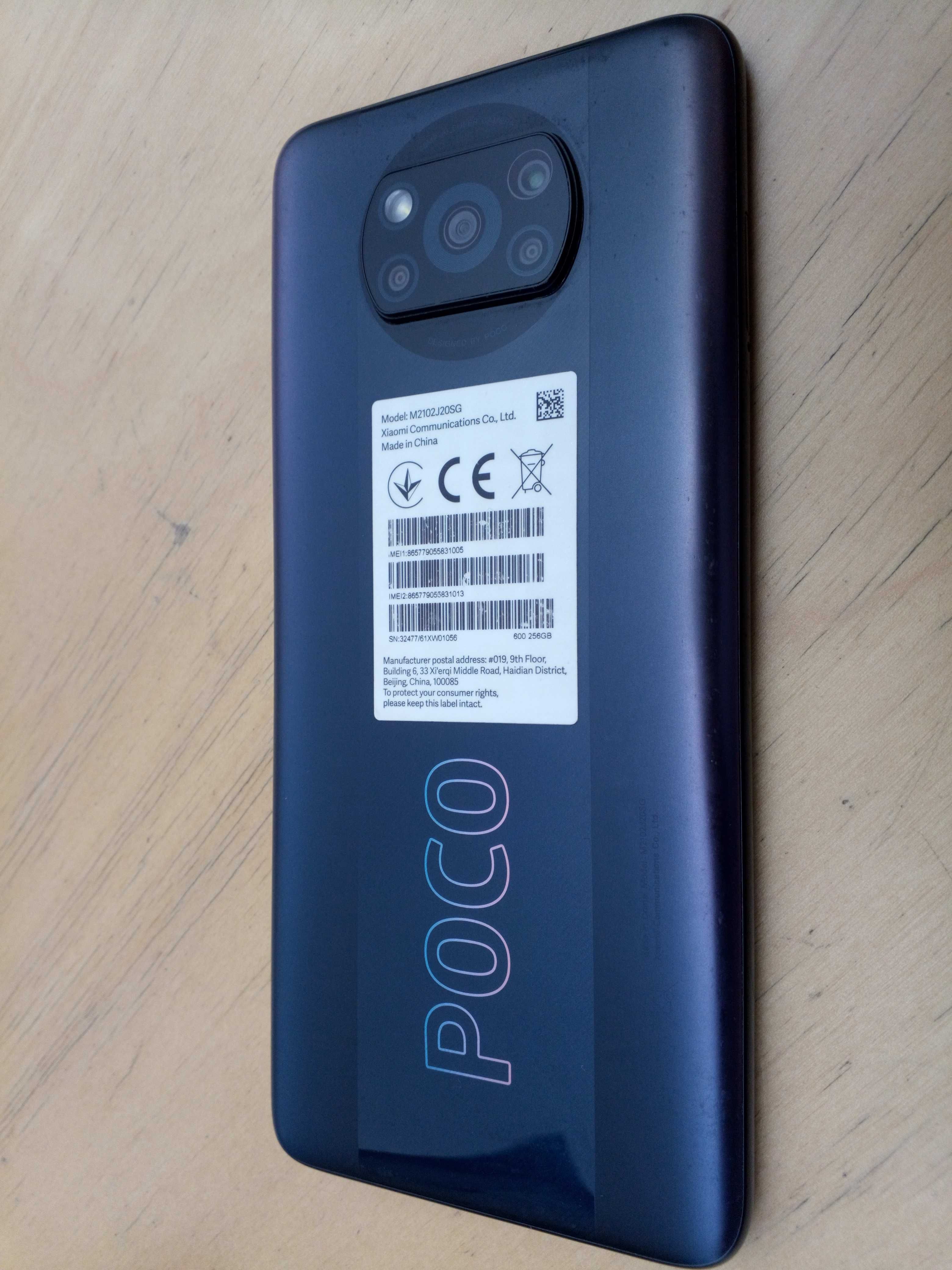 POCO X3 Pro Phantom Black 8/256 GB + 2 etui