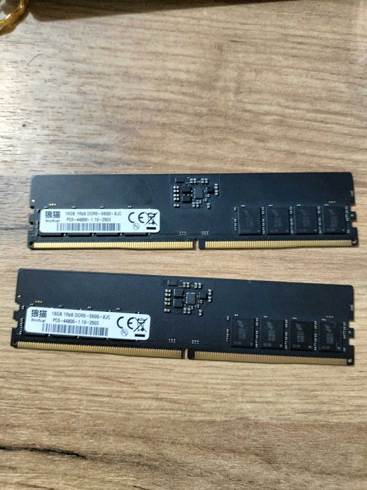 Нова Оперативна пам'ять 16gb DDR5 16gb 5600