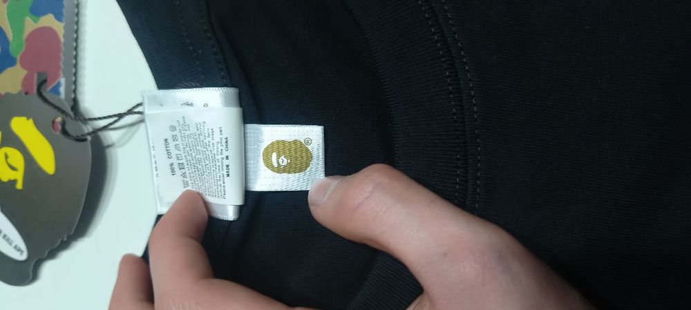Koszulka BAPE ABC Camo By Bathing Ape Tee czrnao niebieska