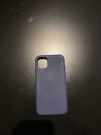 Capa para iphone 11 azul marinho com logo