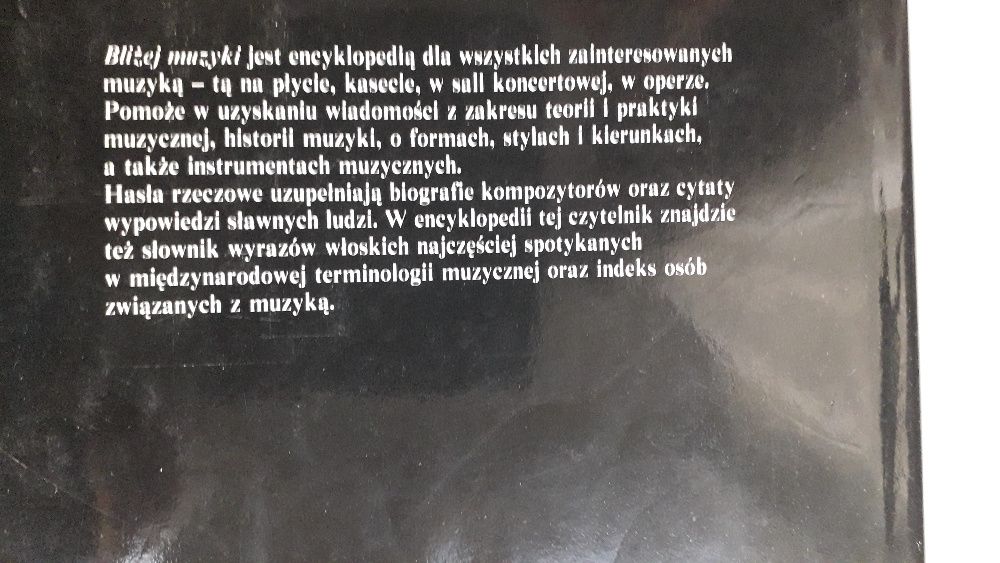 encyklopedia bliżej muzyki autor Janusz Ekiert