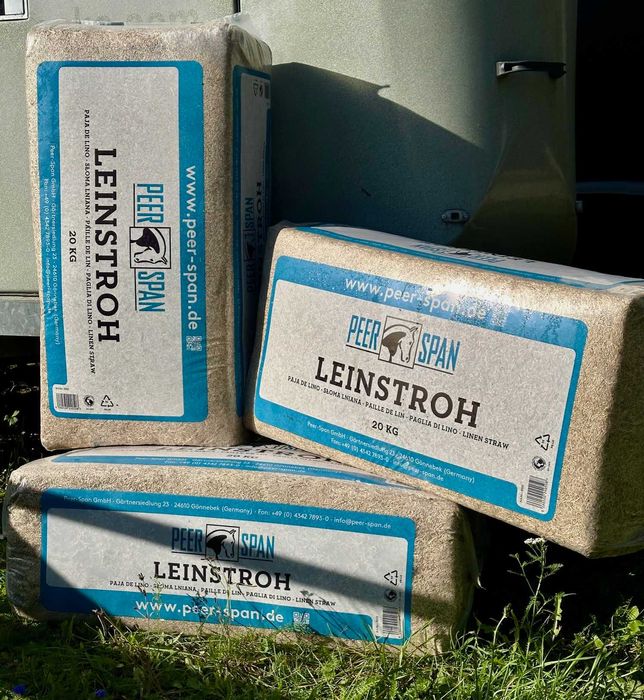 Ściółka lniana bezpyłowa, dla koni, bydła, drobiu, gryzoni. Super cena