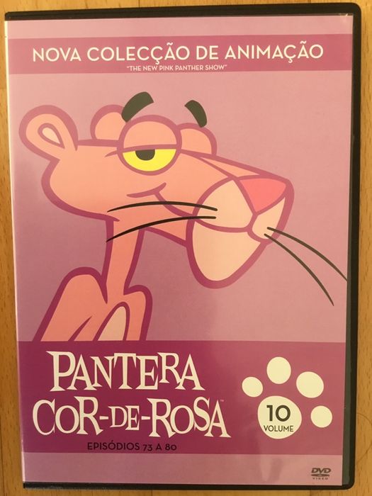 Pack 10 DVD Pantera Cor de Rosa originais com selo IGAC