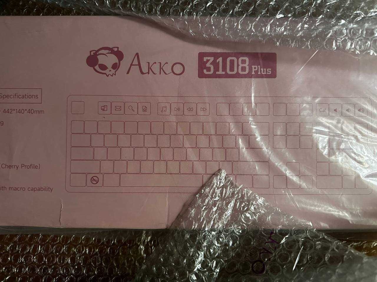 Клавіатура Akko 3108 Plus Prunus Lannesiana Full-Size Mech (НЕ rgb)