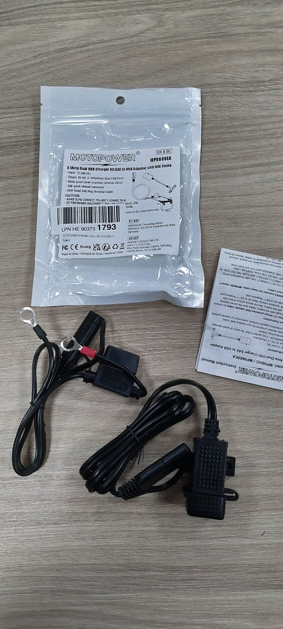 Ładowarka -podwójnego ładowania USB (3,1 A )