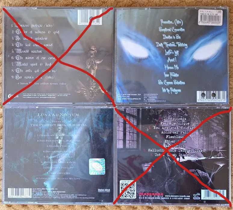 2 x CD LUNA AD NOCTUM Polski Black Metal ala Dimmu Borgir