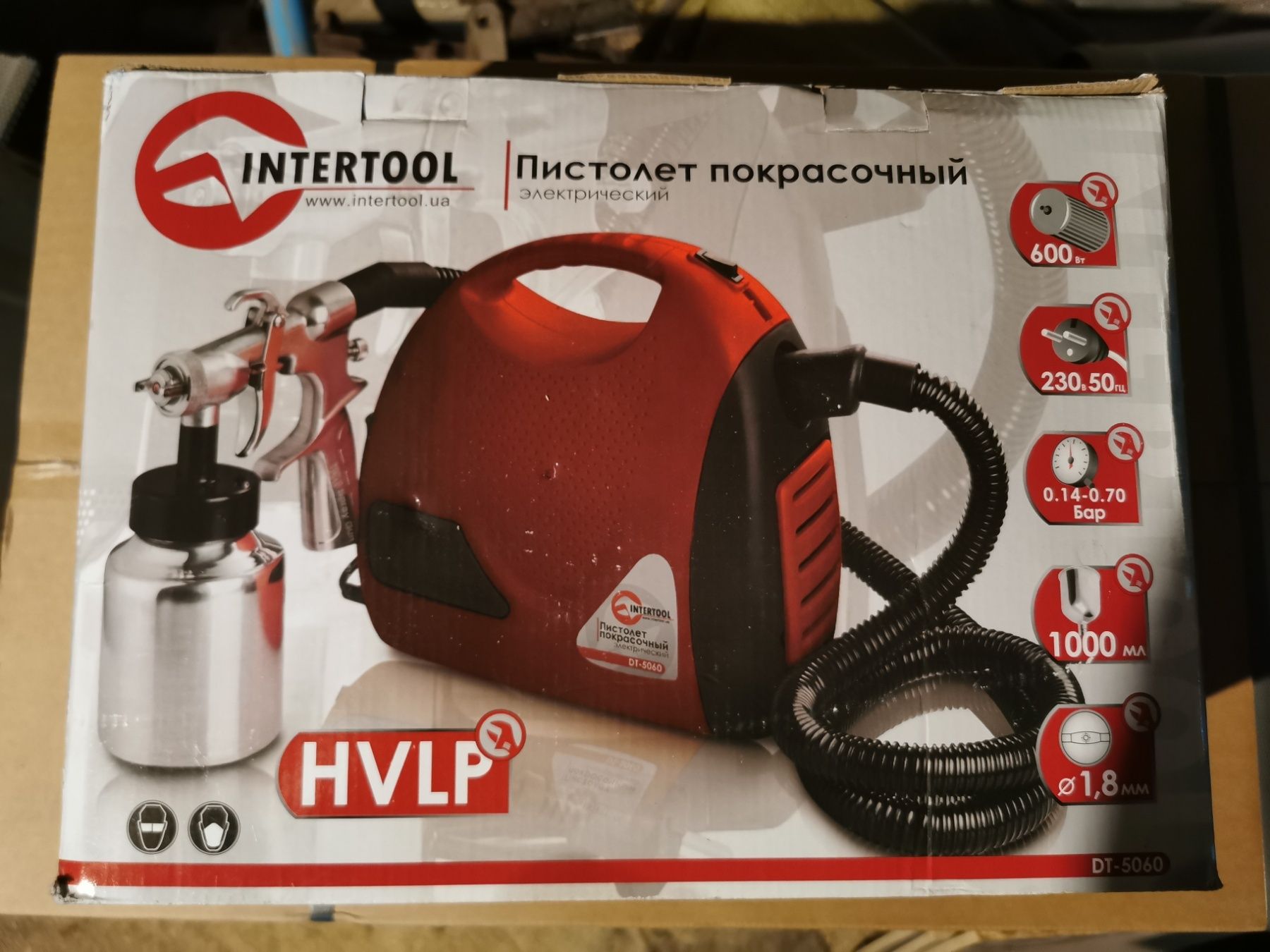 Фарбопульт електричний Intertool HVLP DT-5060