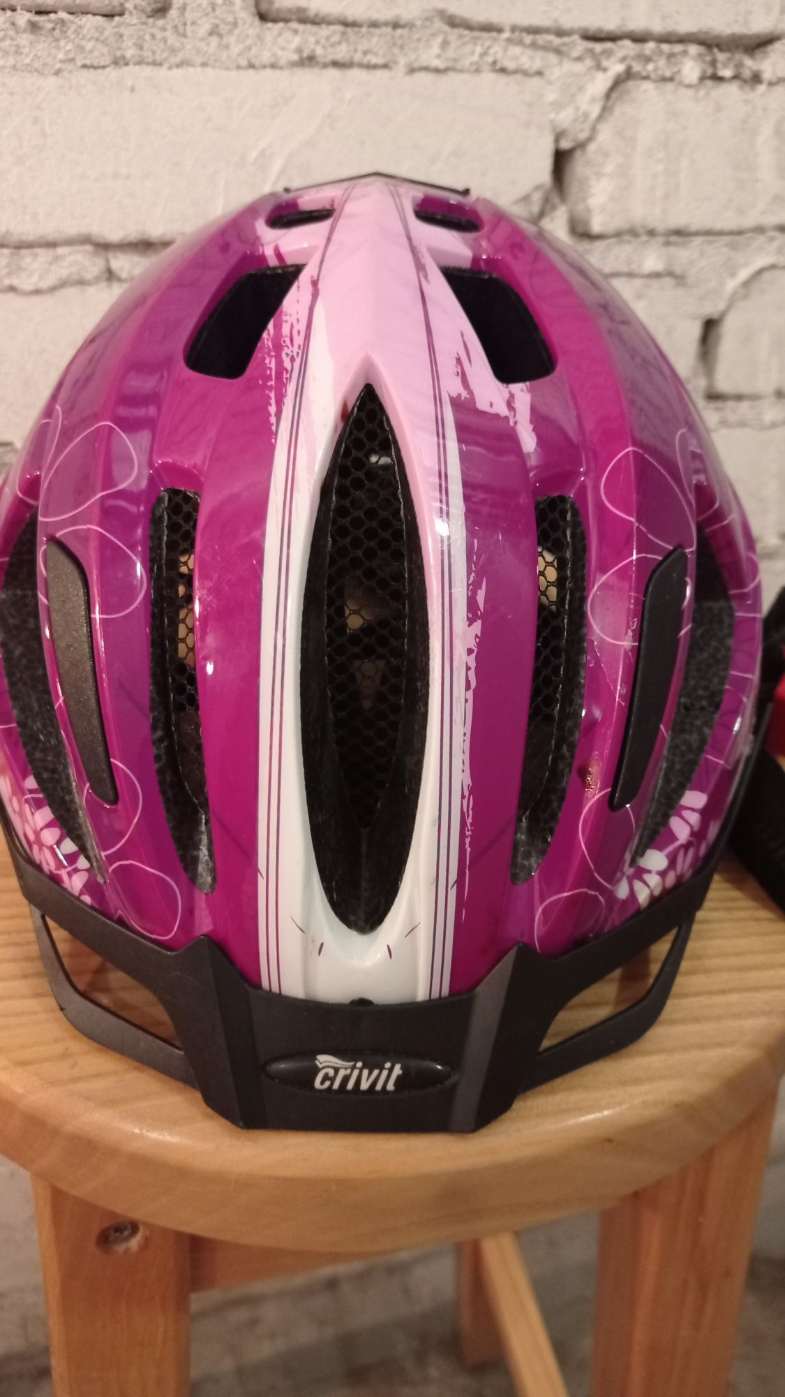 Kask rowerowy dziewczęcy