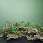 Aranżacje ozdoby sztuczne rośliny terrarium ozdoba