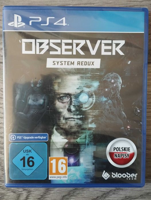 Nowa Gra Observer System Redux Polska Wersja PS4/PS5 Playstation