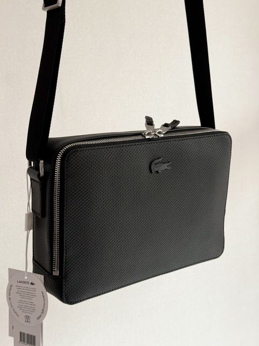 Чоловіча шкіряна сумка Lacoste Chantaco Reporter Bag