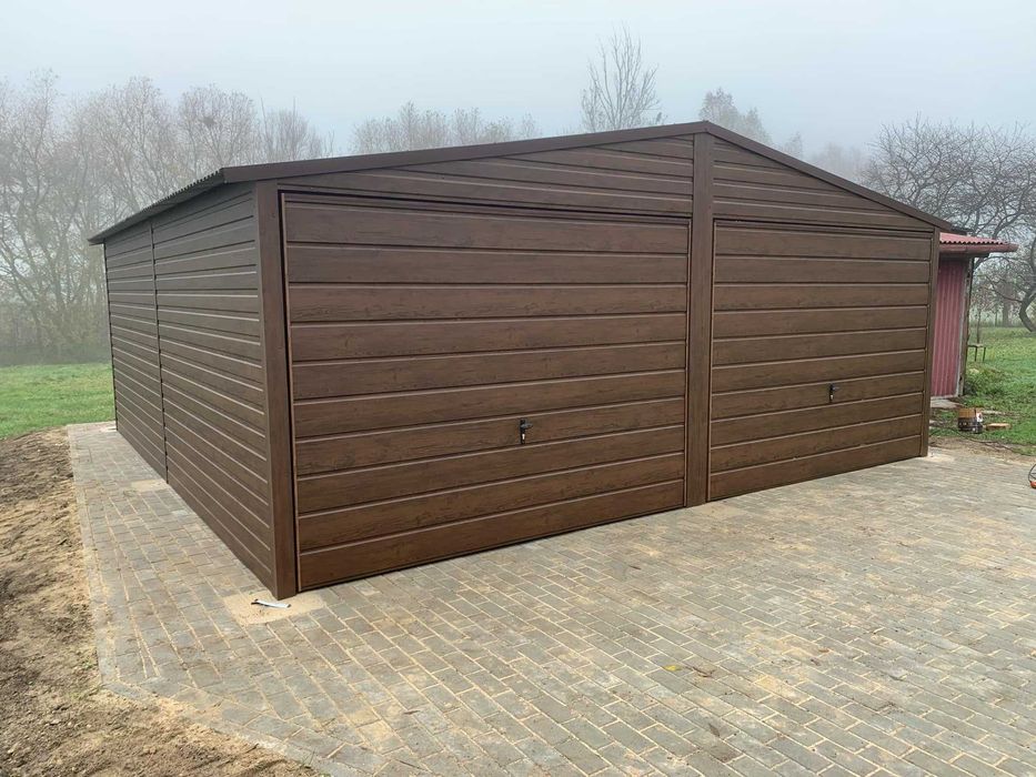 Garaże blaszane każdy wymiar wzmacniane, producent