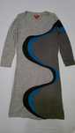 Sukienka wełniana 100 % merino wool merynos Monsoon dzianin sweter S M