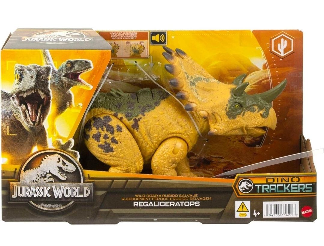 динозавр Регаліцератопс Jurassic World Regaliceratops Mattel Дикий рик