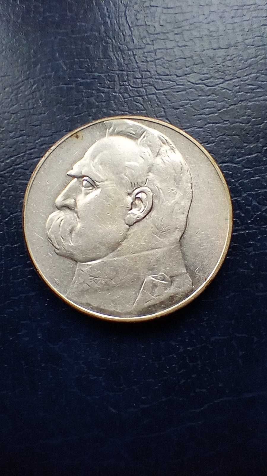 Stare monety 5 złotych 1936 Piłsudski 2RP srebro