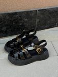 р37-40 Сандалі Gucci Leather Sandals black
