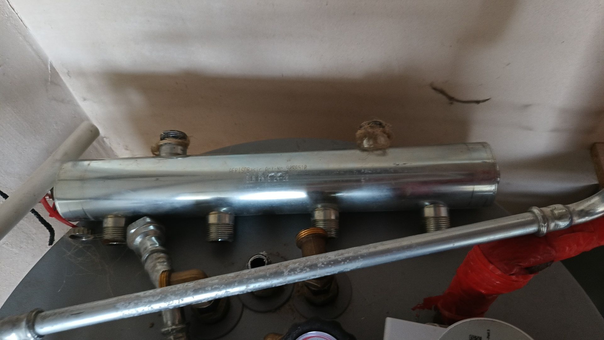 Bojler Galmet 120L z wężownicą, pompy obiegowe Wilo, sprzęgło hydrauli