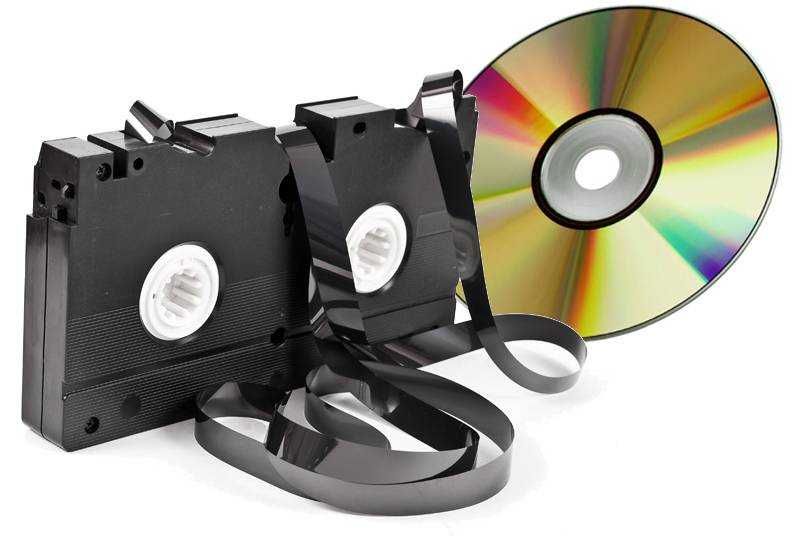 Przegrywanie kaset video VHS na płyty DVD pendrive USB