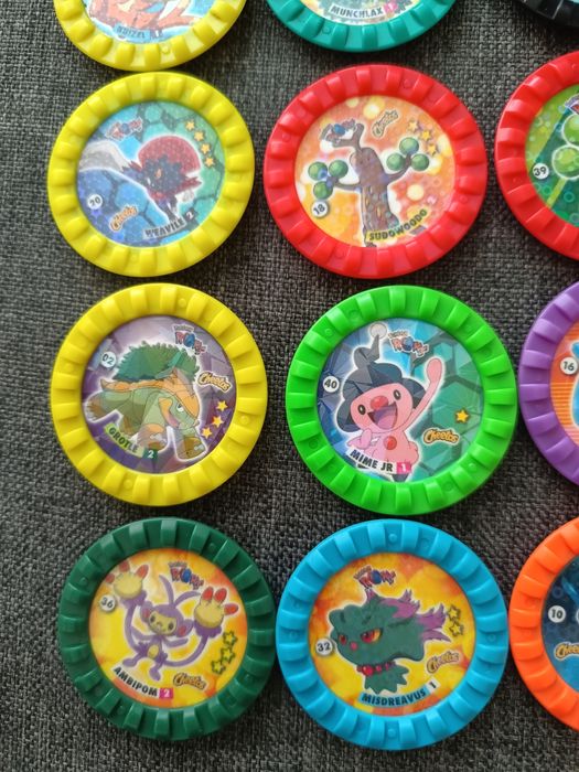 Pokemon tazo roks Cheetos
