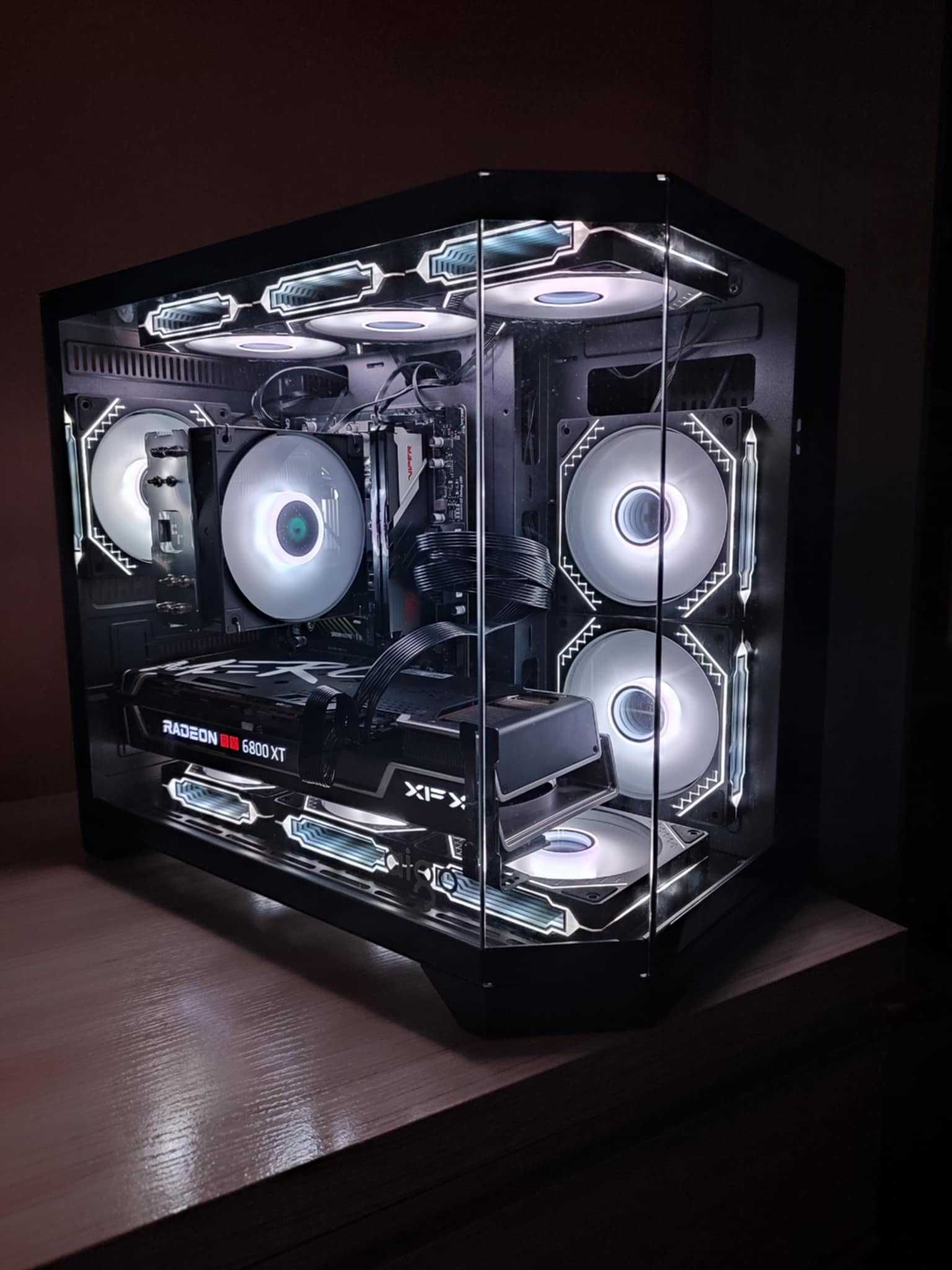 Komputer gamingowy Ryzen 7500f Rx 6800XT SSD 1TB 32GB RAM ARGB