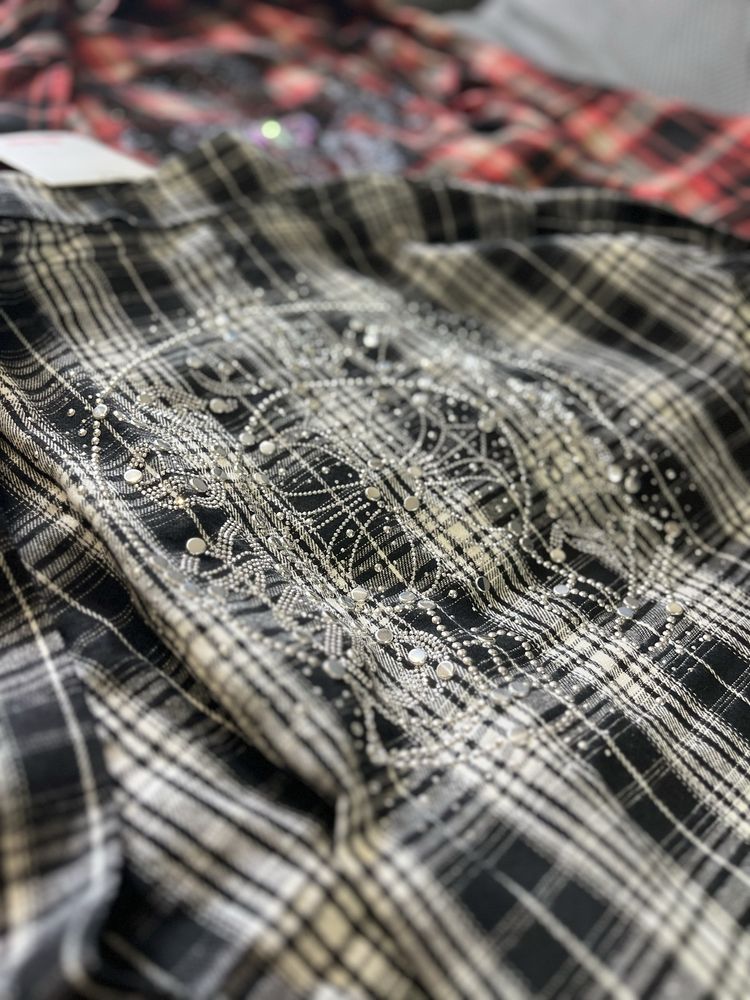 Рубашка miu miu chrome hearts