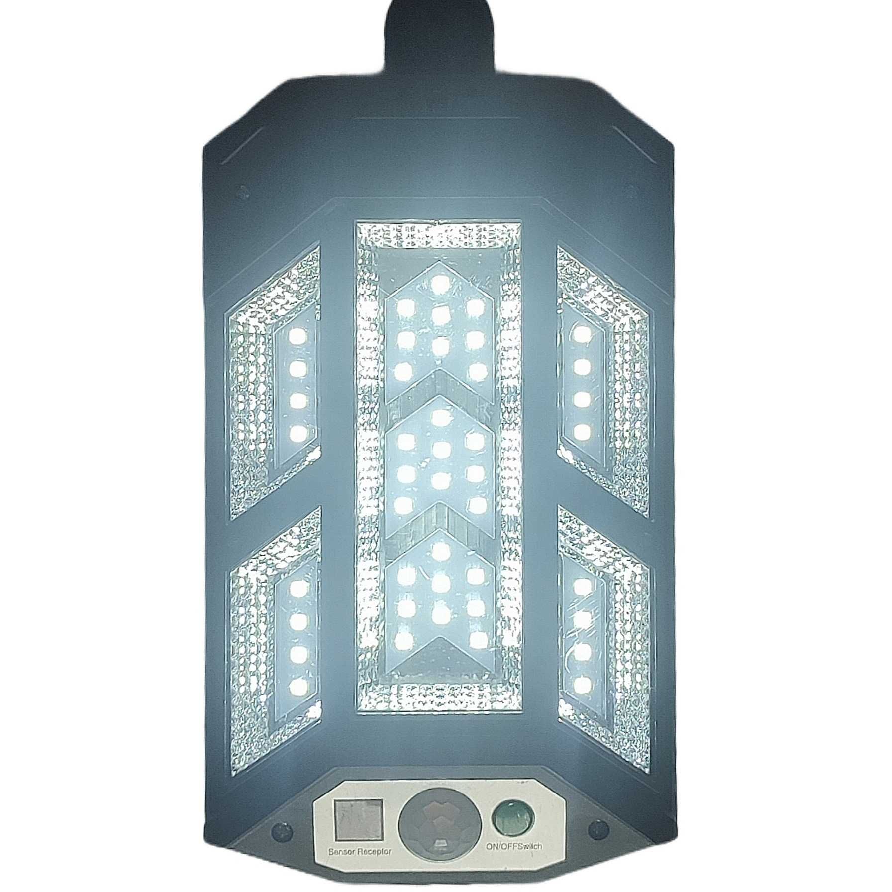 Lampa ścienna , zewnętrzna , solarna 43 SMD LED