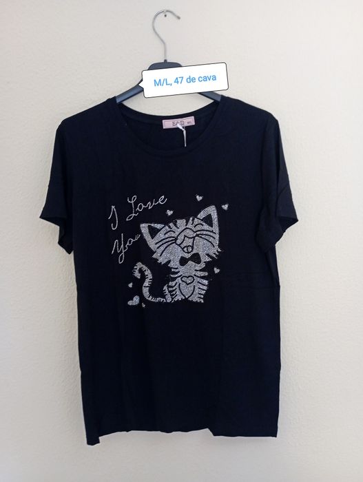 T-shirts com vários padrões
