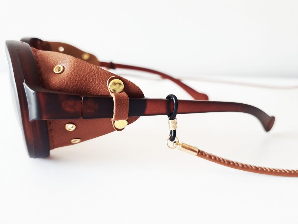 retro okulary safari polaryzacyjne boho ochronne w góry
skóra ochronne