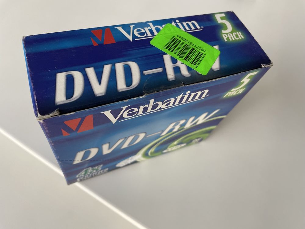 płyty dvd-rw verbatim nowe czyste w podelkach