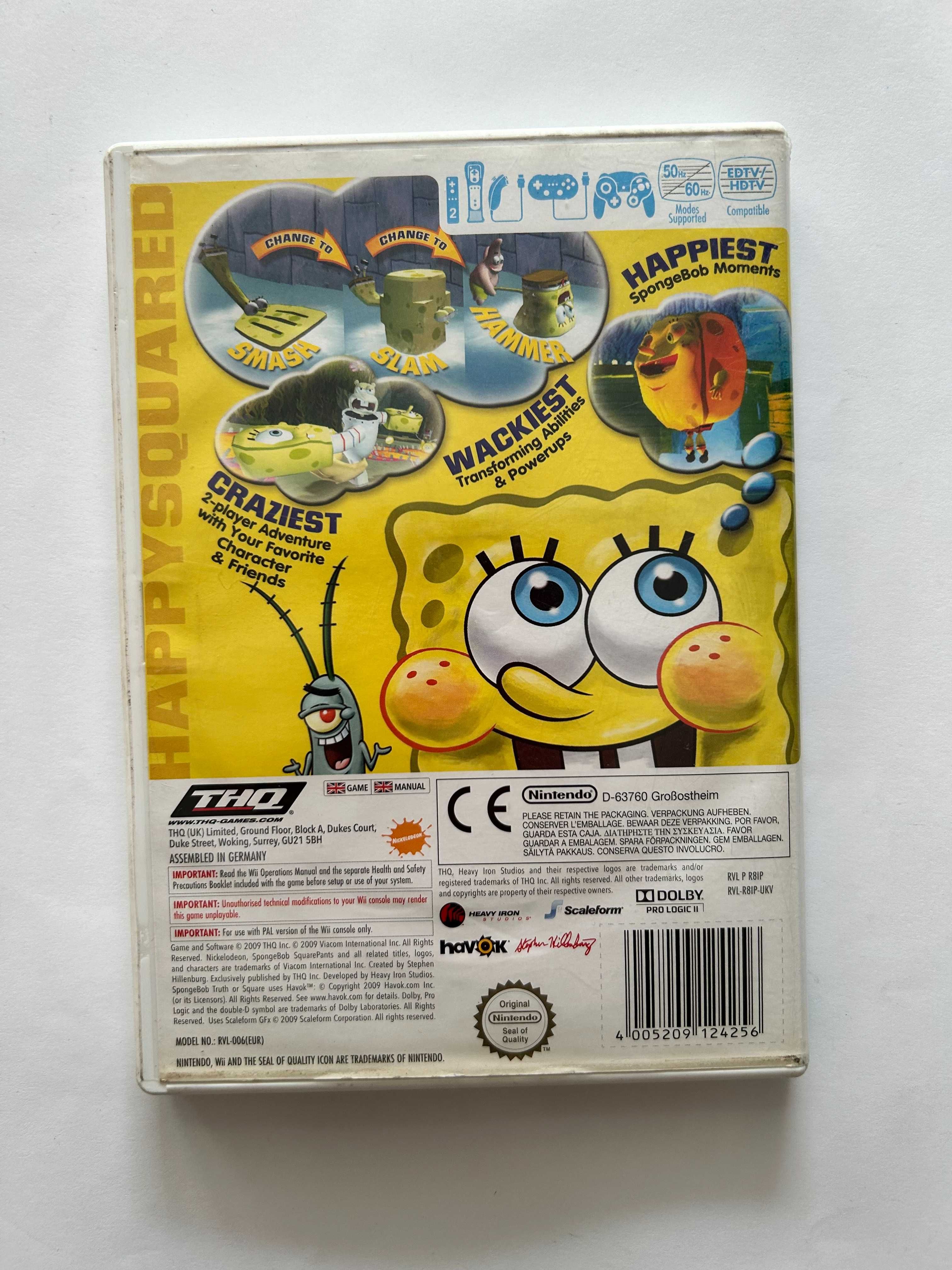 SpongeBob Truth Or Square - Nintendo Wii