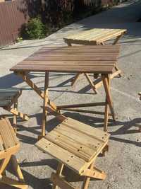 Дерев'яний стіл + стільці