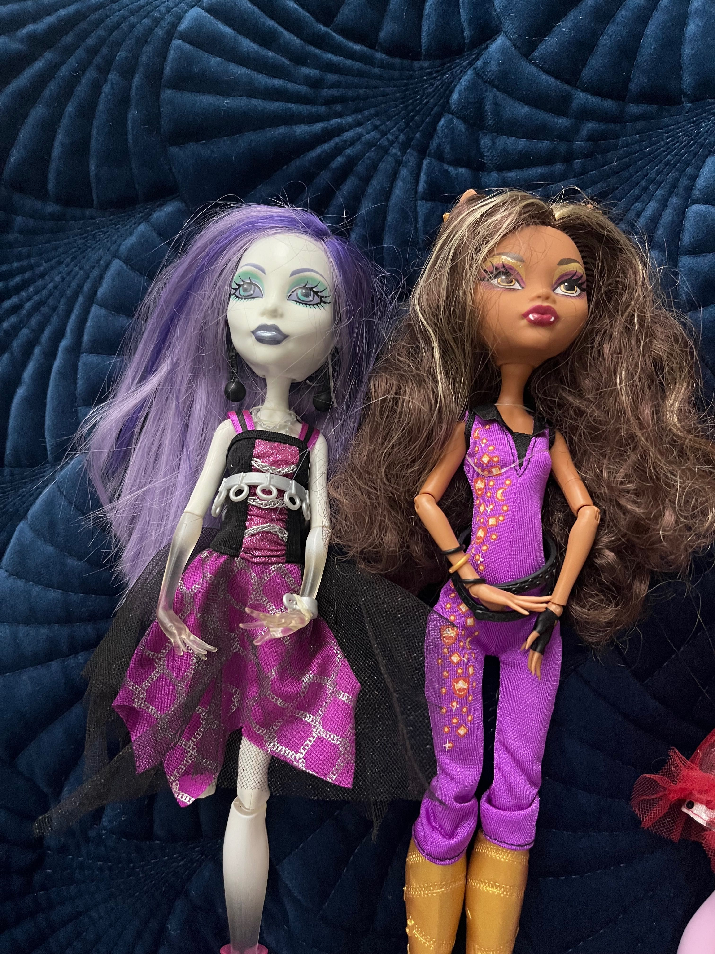 Lalki Monster High 7 sztuk, super stan, kolekcja - Promocja!