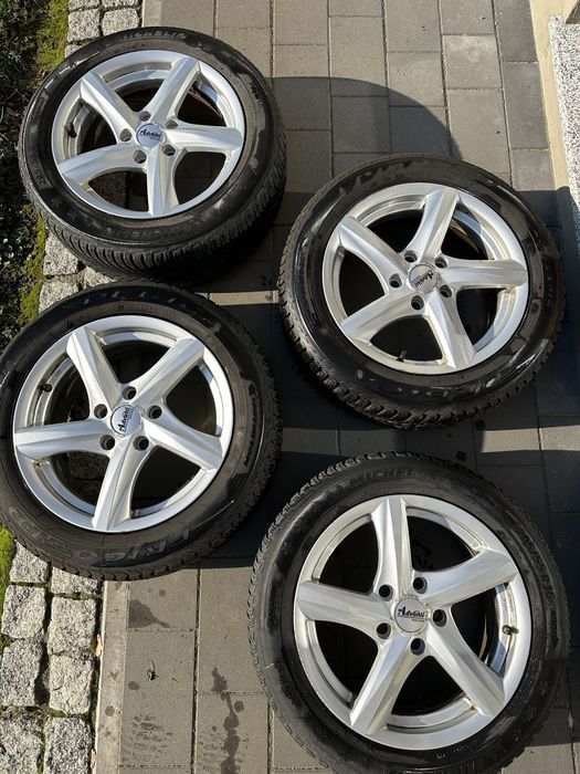 Opony zimowe na felgach