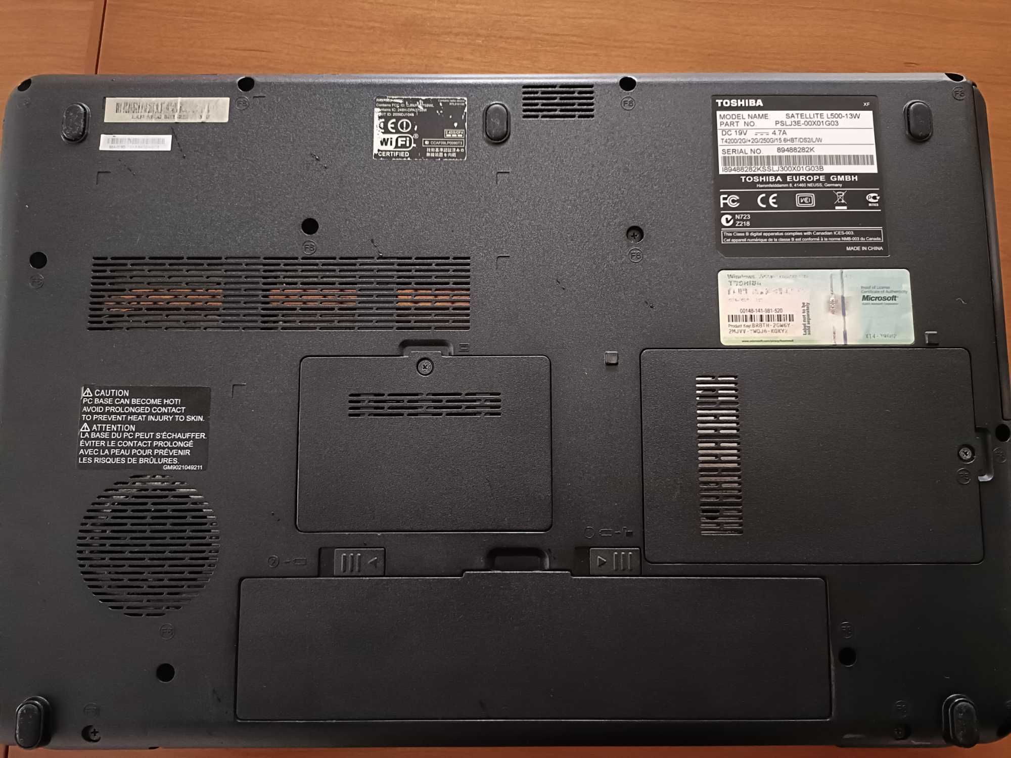 Computador TOSHIBA em muito bom estado sem nenhum problema