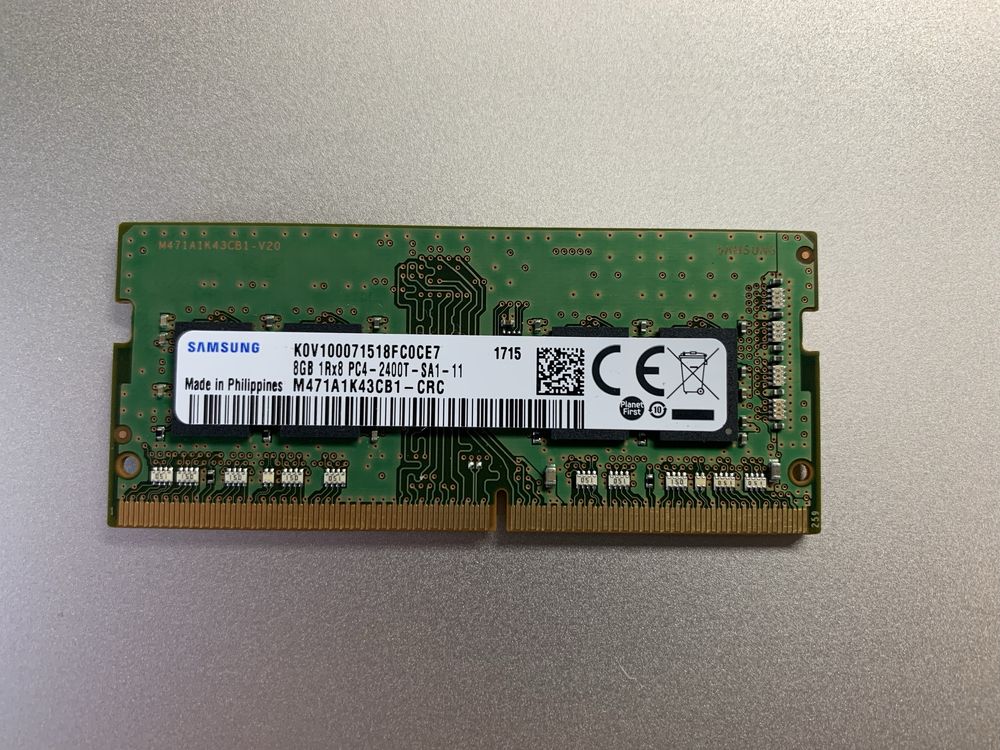 Оперативна память Samsung 8 GB DDR4 1Rx8 PC4 2400 Mhz