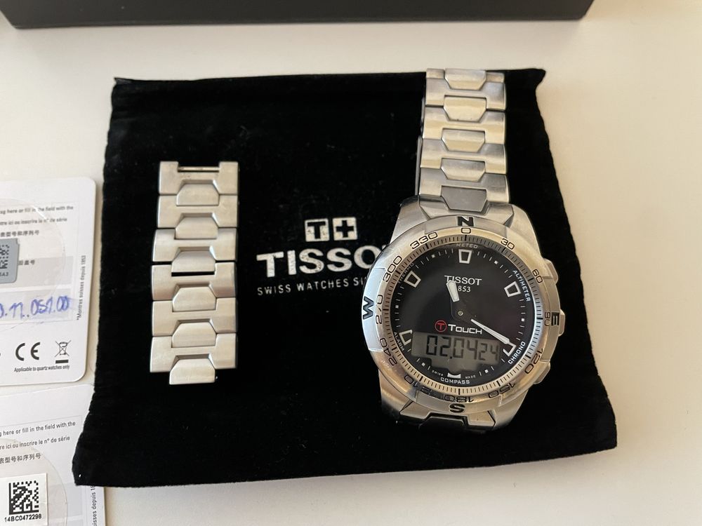 Tissot touch 2 em caixa com cerificados