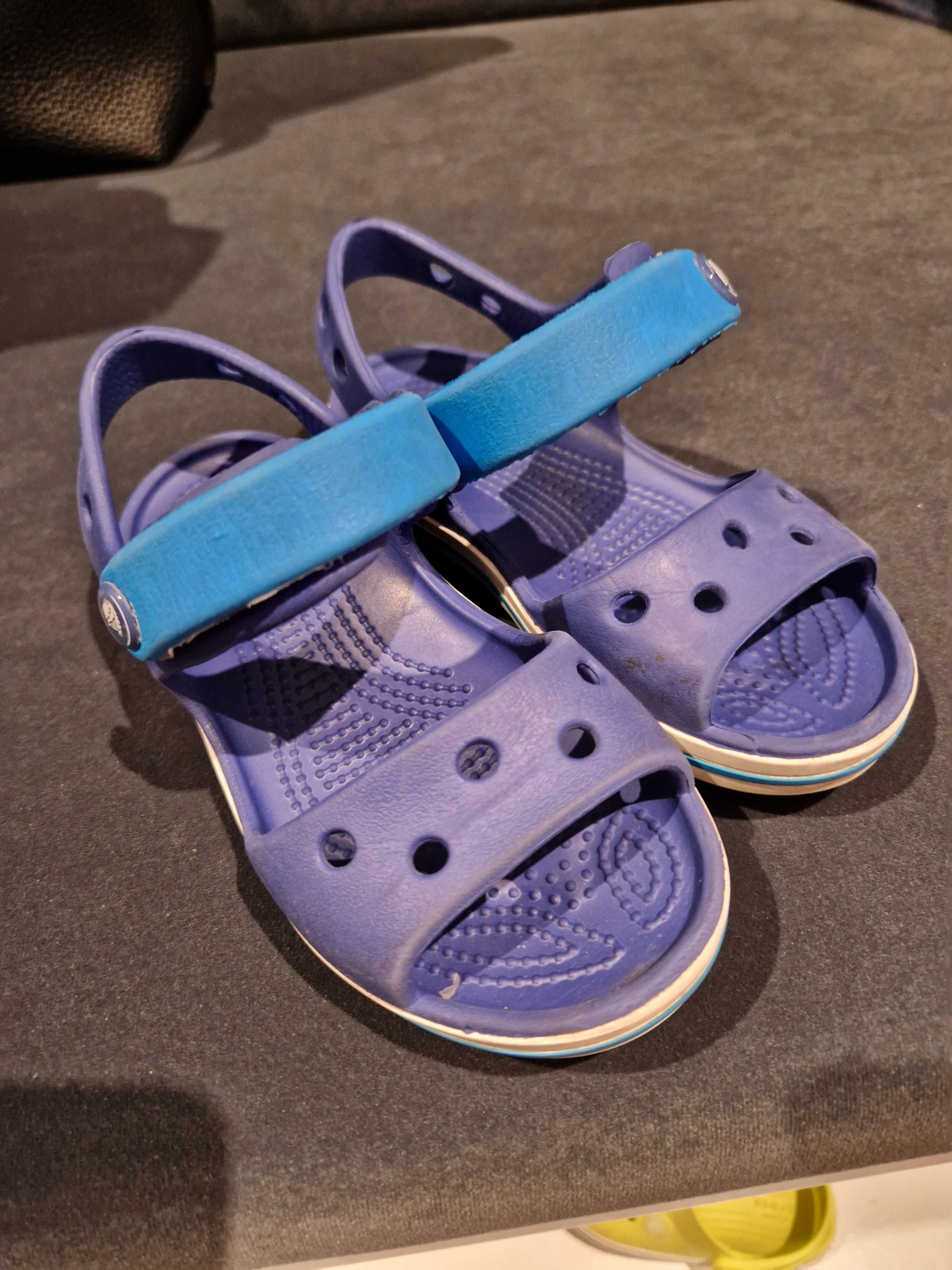 Crocs sandały niebieskie c9 25,26