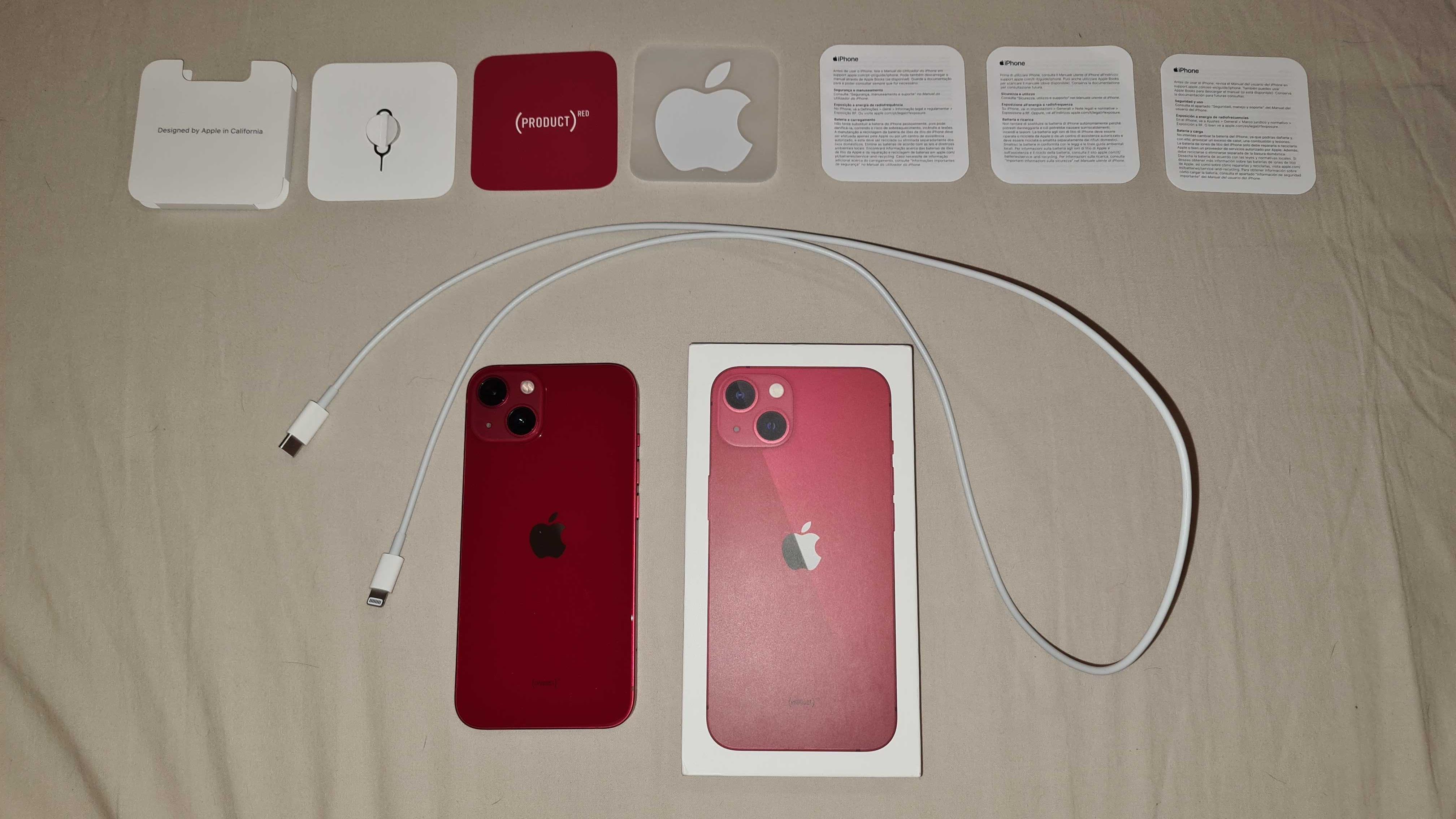 iphone 13 RED 256GB com garantia