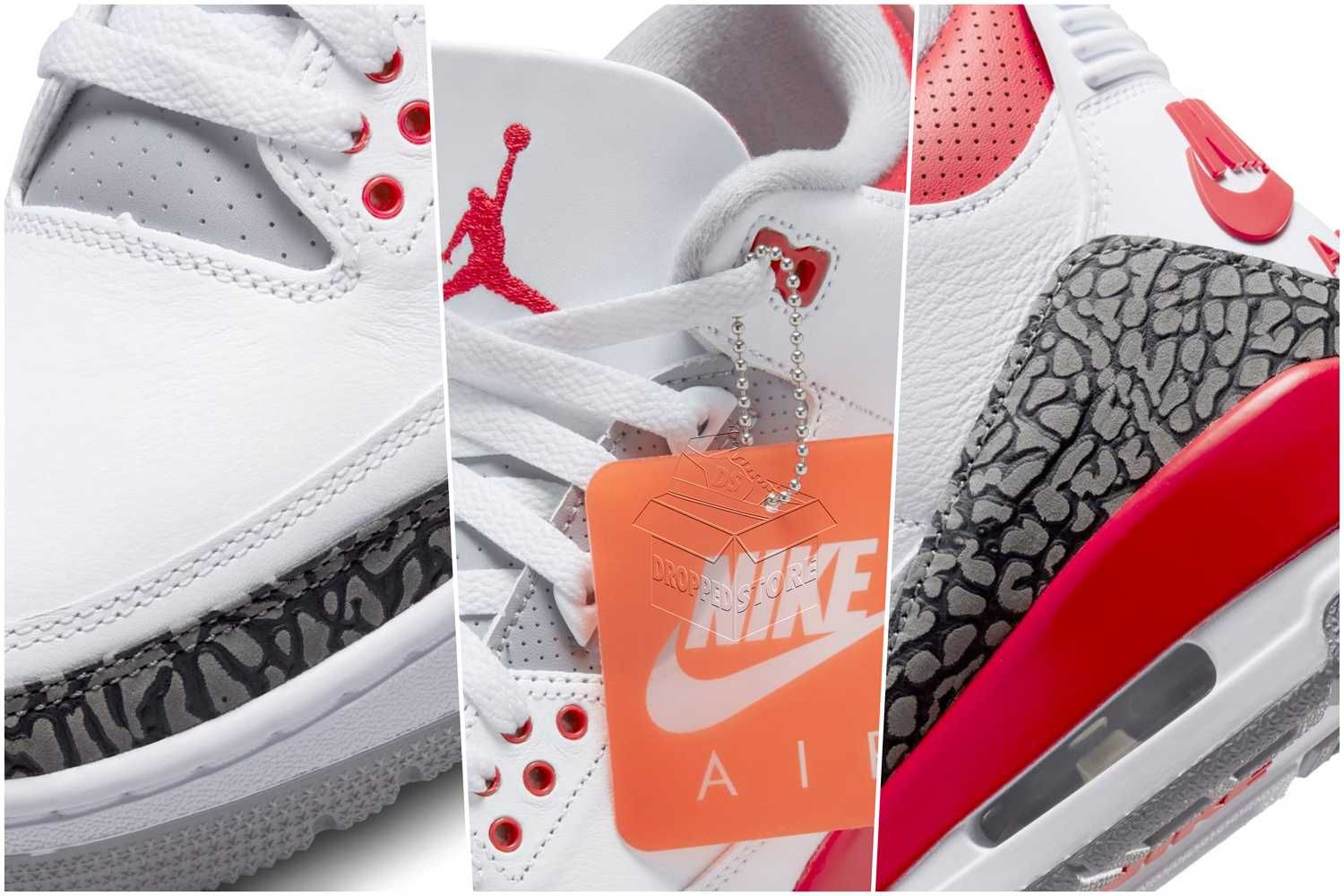 Nike AIR JORDAN 3 Fire Red / DN3707–160