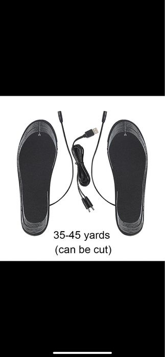 Устілки з підігрівом від USB, павербанка